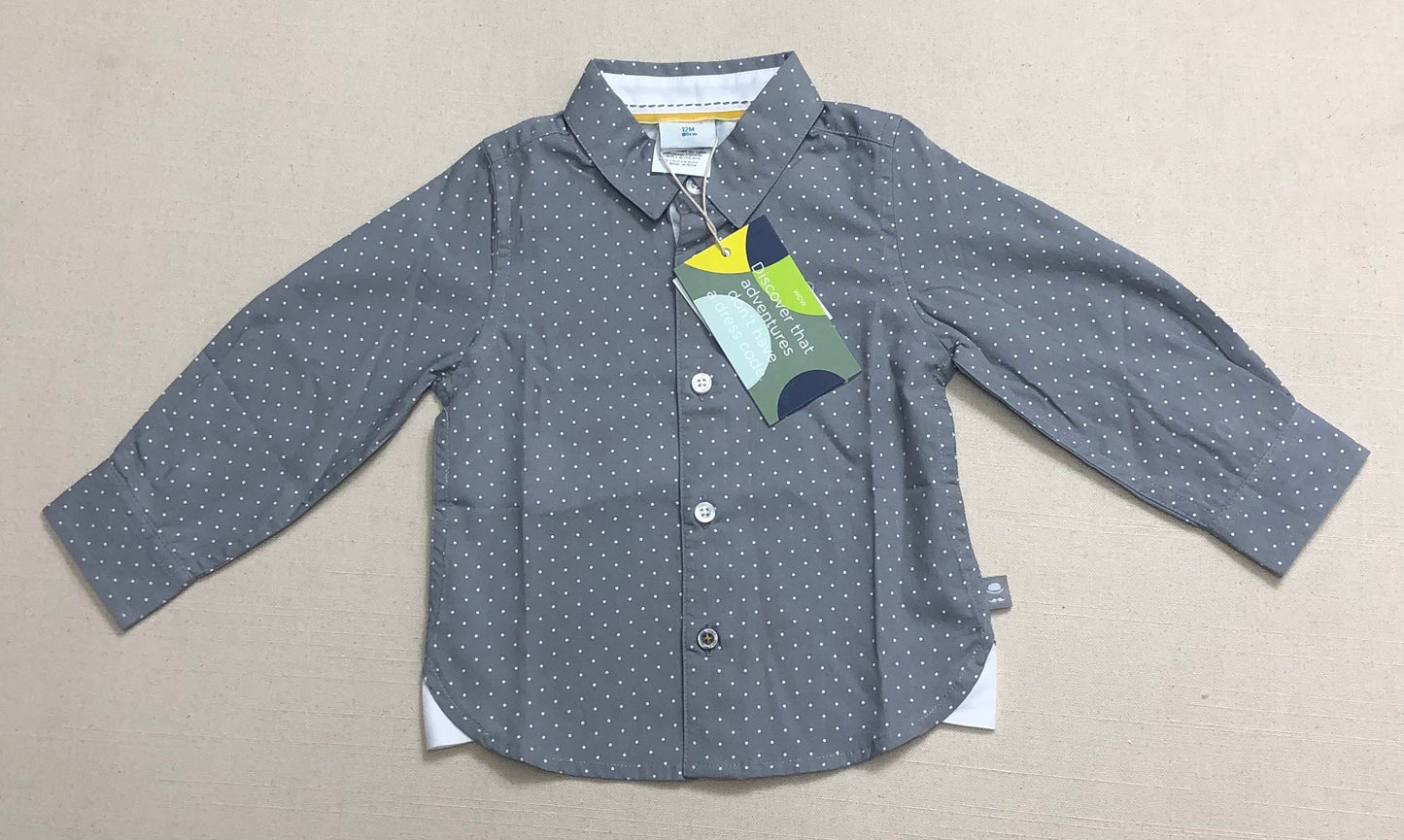 Grey  Boboli Shirt, 12M