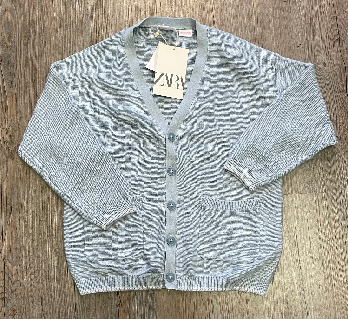 Blue  Zara Cardigan, 4-5Y