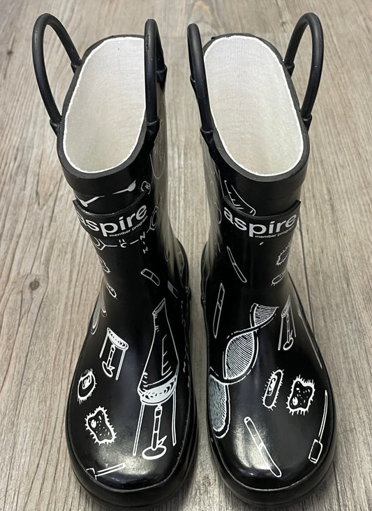 Black  Aspire Rain Boots, 6T