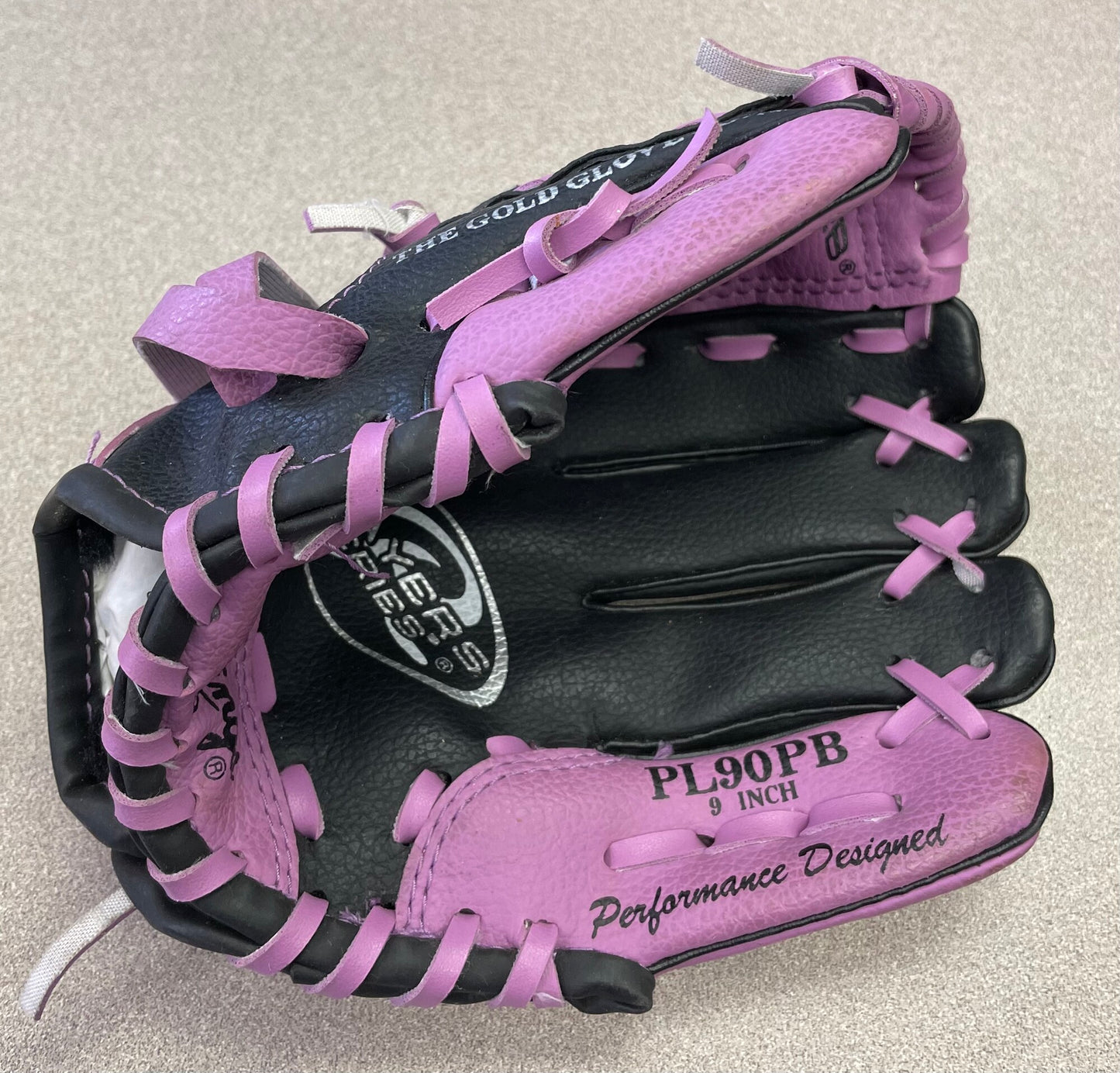 Lavander  Rawlings Baseball Gloves, 9 Inch