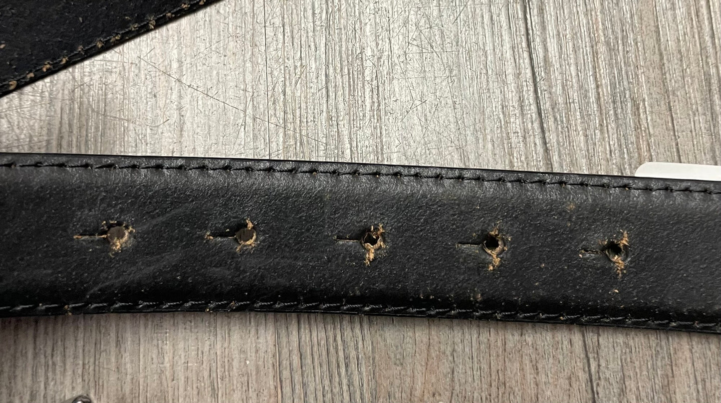 Black  Hugo Boss Leather Belt, 75 Cm