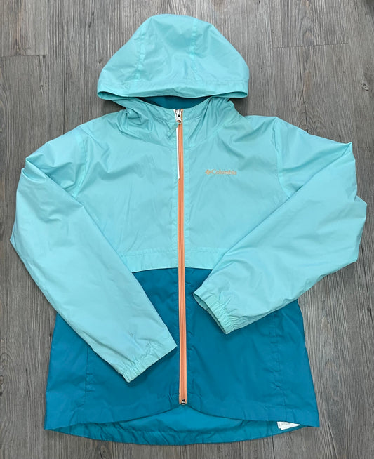 Mint  Columbia Lined Rain Jacke, 14-16Y