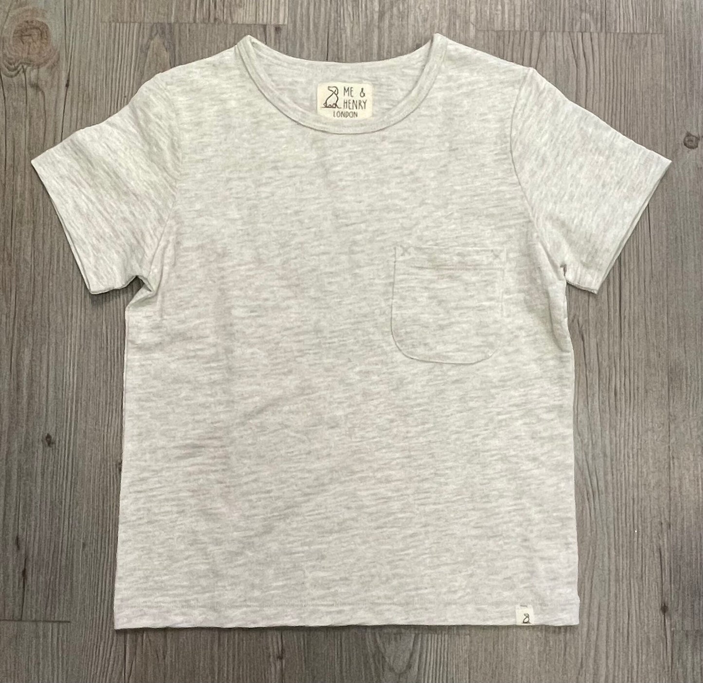 Grey  Me & Henry Tee, 5-6Y