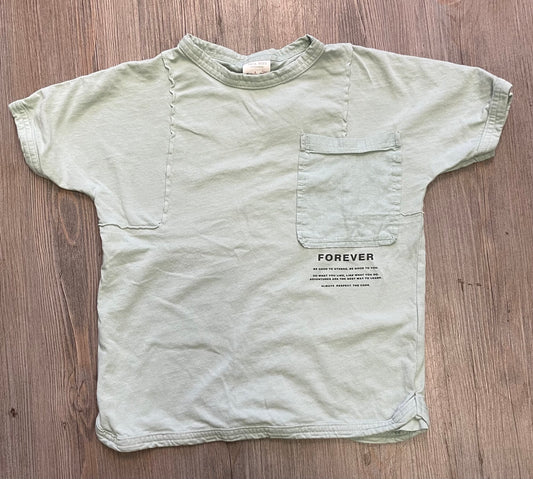 Green  Zara Boys Tee, 5Y