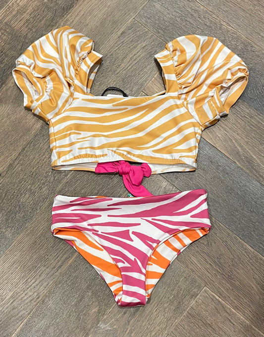 Multi  Pepita & Me Bikini Set, 4Y
