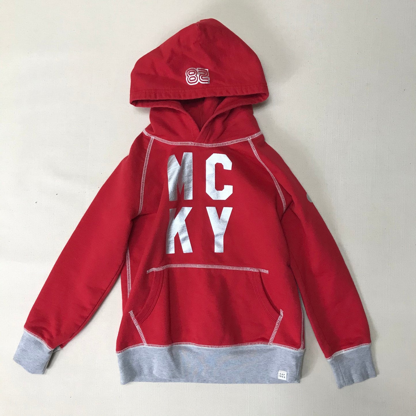 Red  Gap Hoodie, 8-9Y