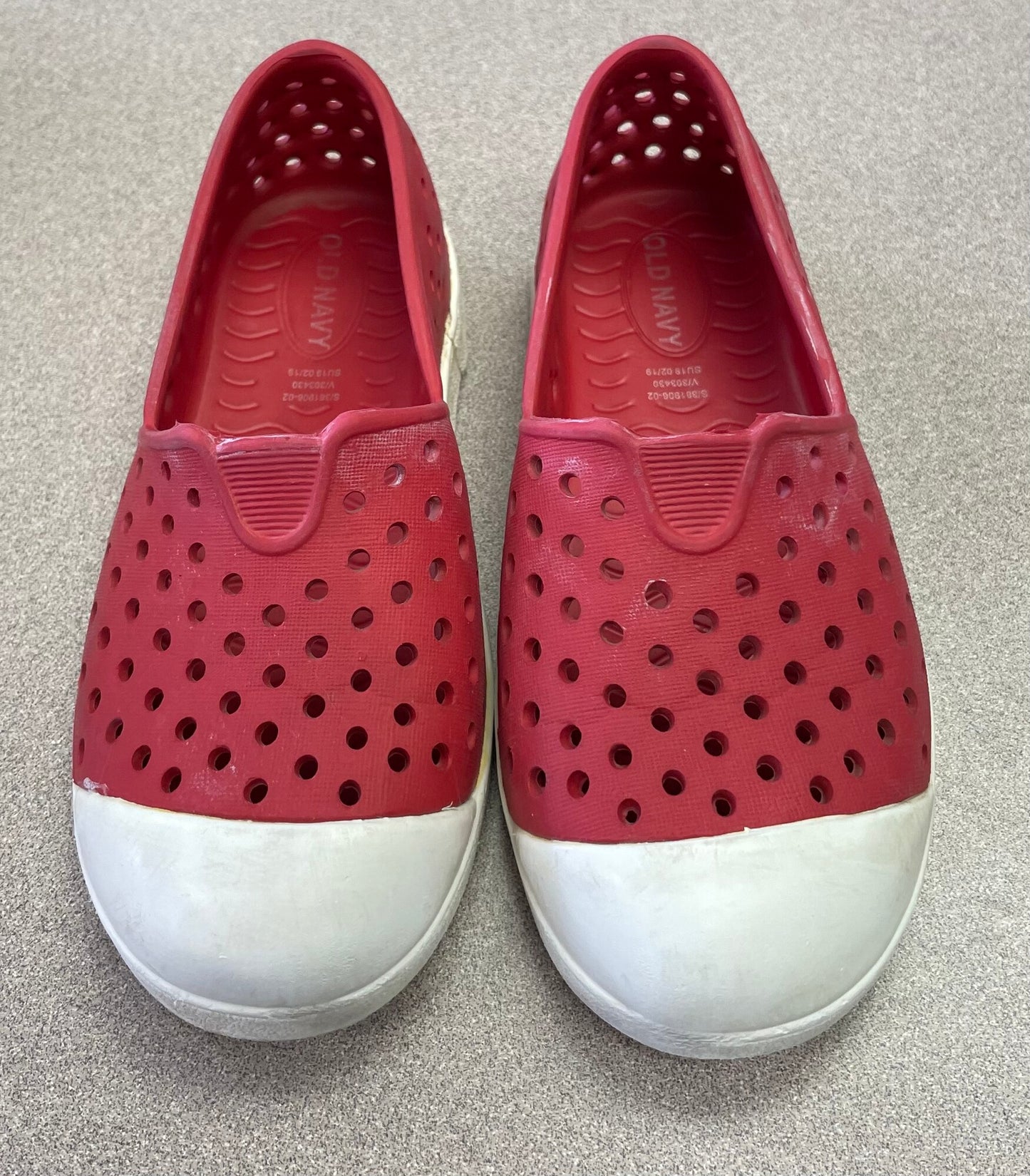 Red  Old Navy Perforated Shoes, 10T