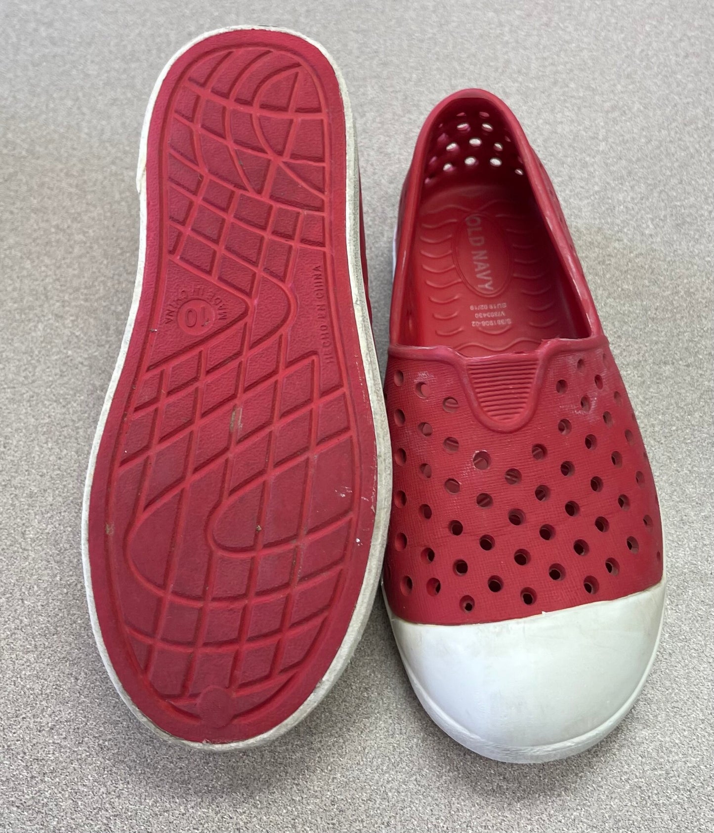 Red  Old Navy Perforated Shoes, 10T