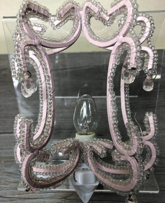 Pink  Crystal Nightlight, None