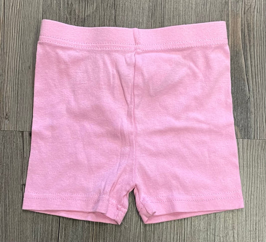 Pink  Cotton Shorts, 4Y