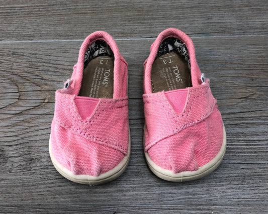 Pink  Toms Infant  Slip On Shoe, 3T