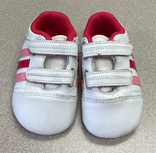 Multi  Adidas Velcro Shoes, 0-6M