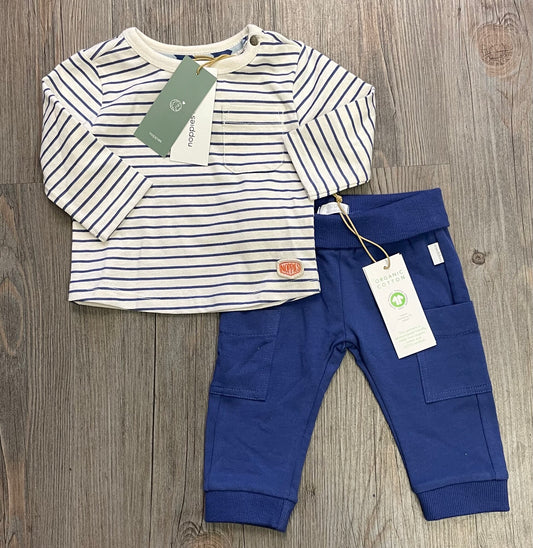 Blue  Noppies Clothing Set 2pc, 1-2M
