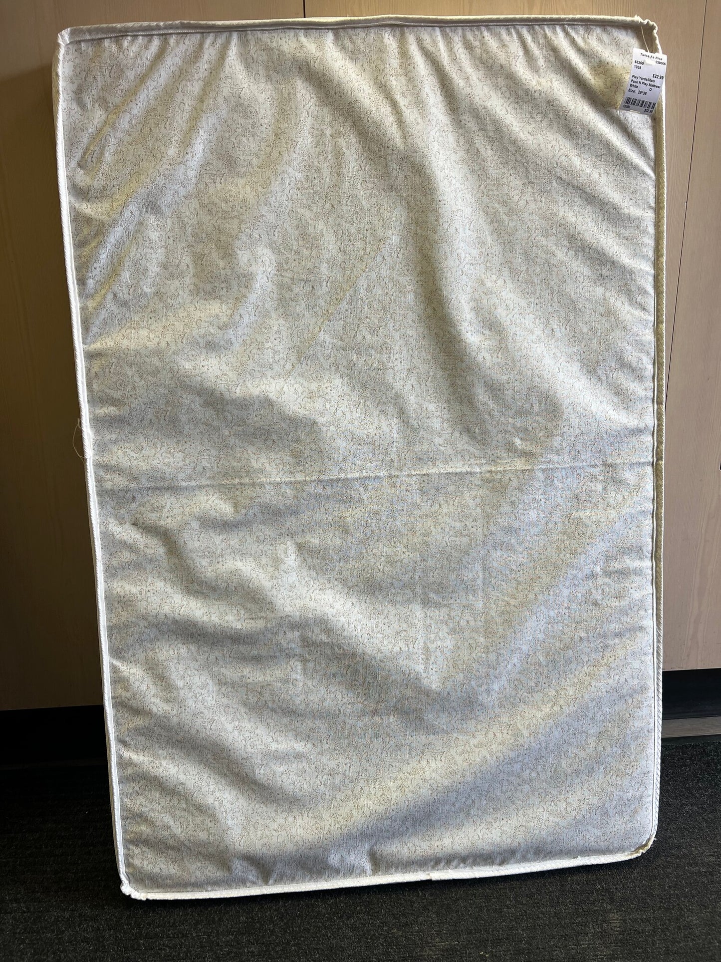 White  Pack N Play Mattress, 28*38