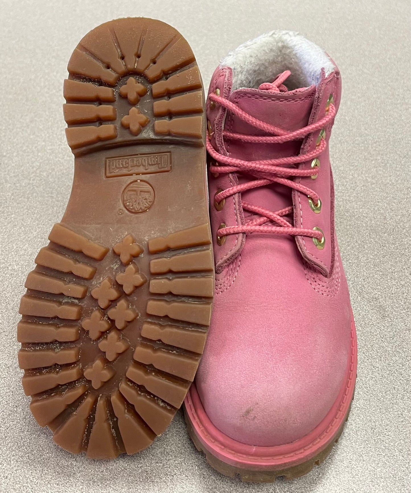 Pink  Timberland Hiking Boots, 9T