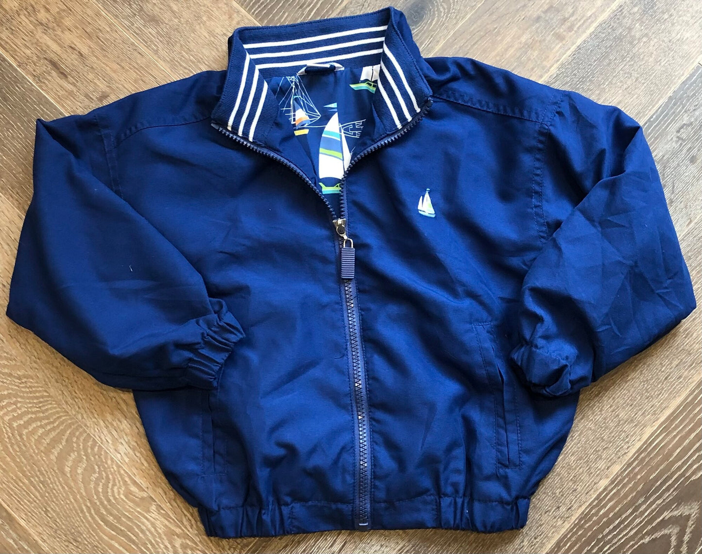 Blue  Hartstrings Spring Jacket, 4Y