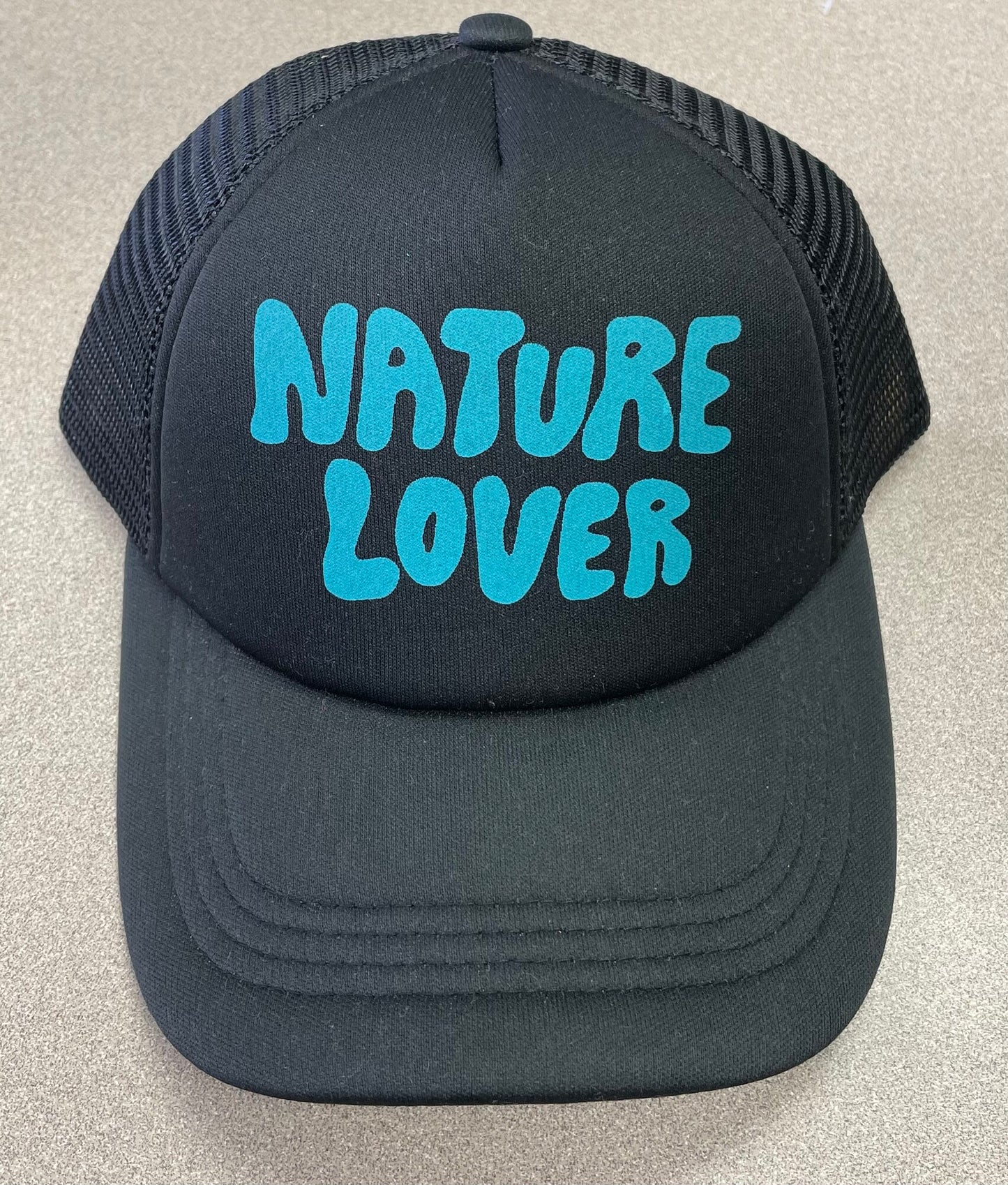 Black  F4A Trucker Hat, Youth