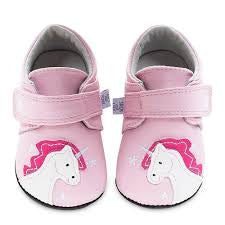 Pink  MyMocs - Dixie Unicorn, 0-6M