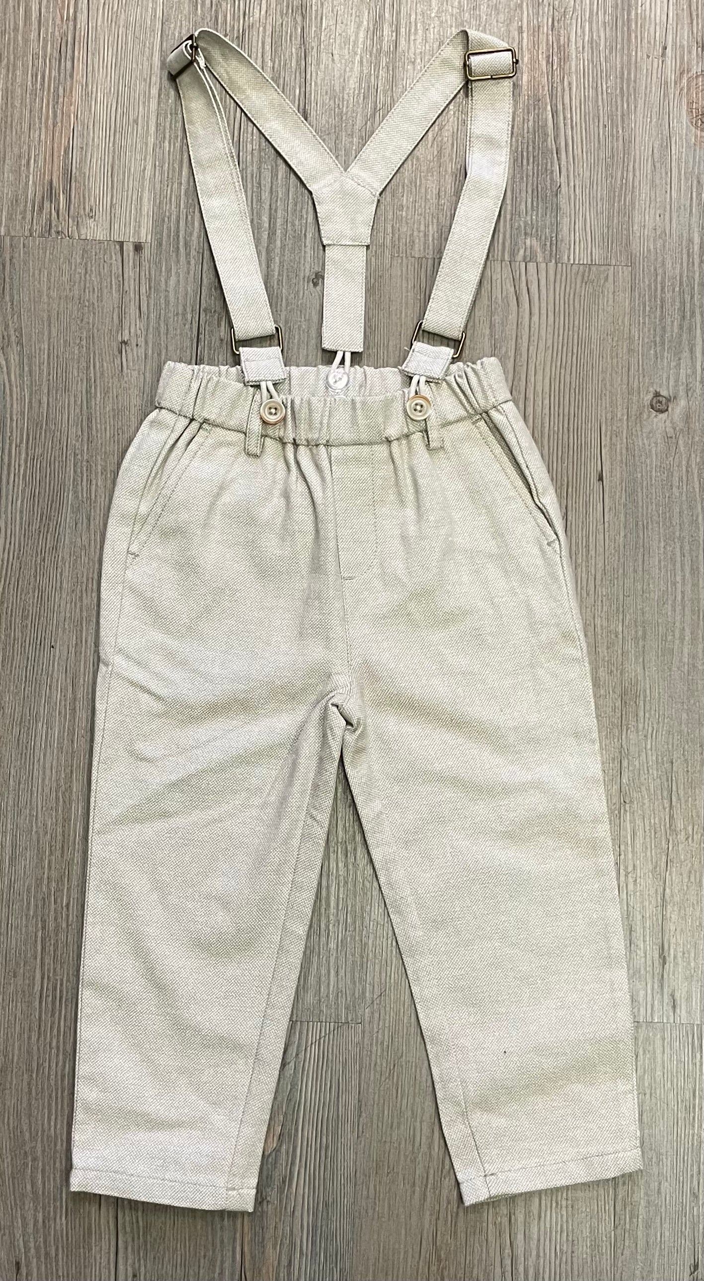 Fog  Nora Lee Suspender Pant, 2Y
