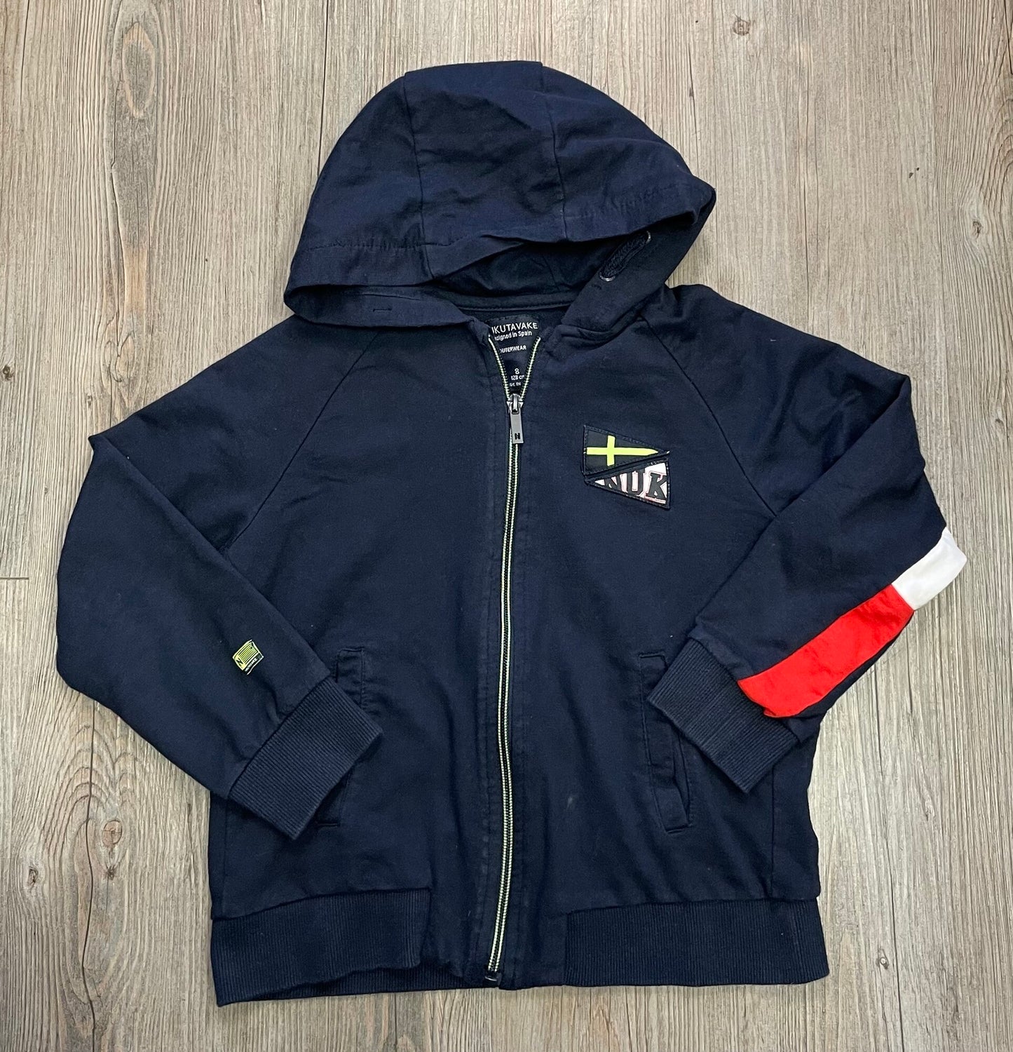 Navy  Nukutavake Hoodie, 8Y
