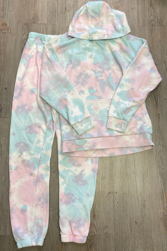 Tiedye  Lazy Pants Sweat Set, 12Y