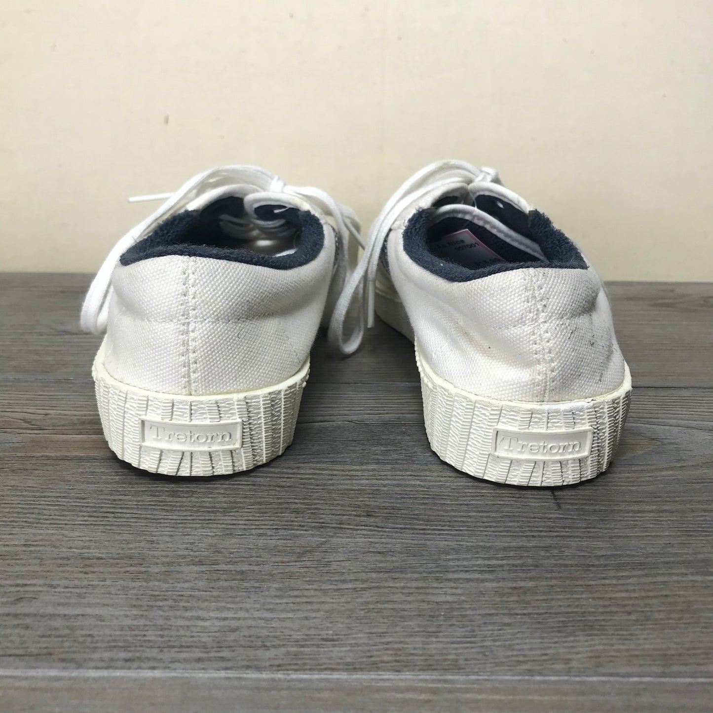 White  Tretorn Lace Up Shoes, 4Y