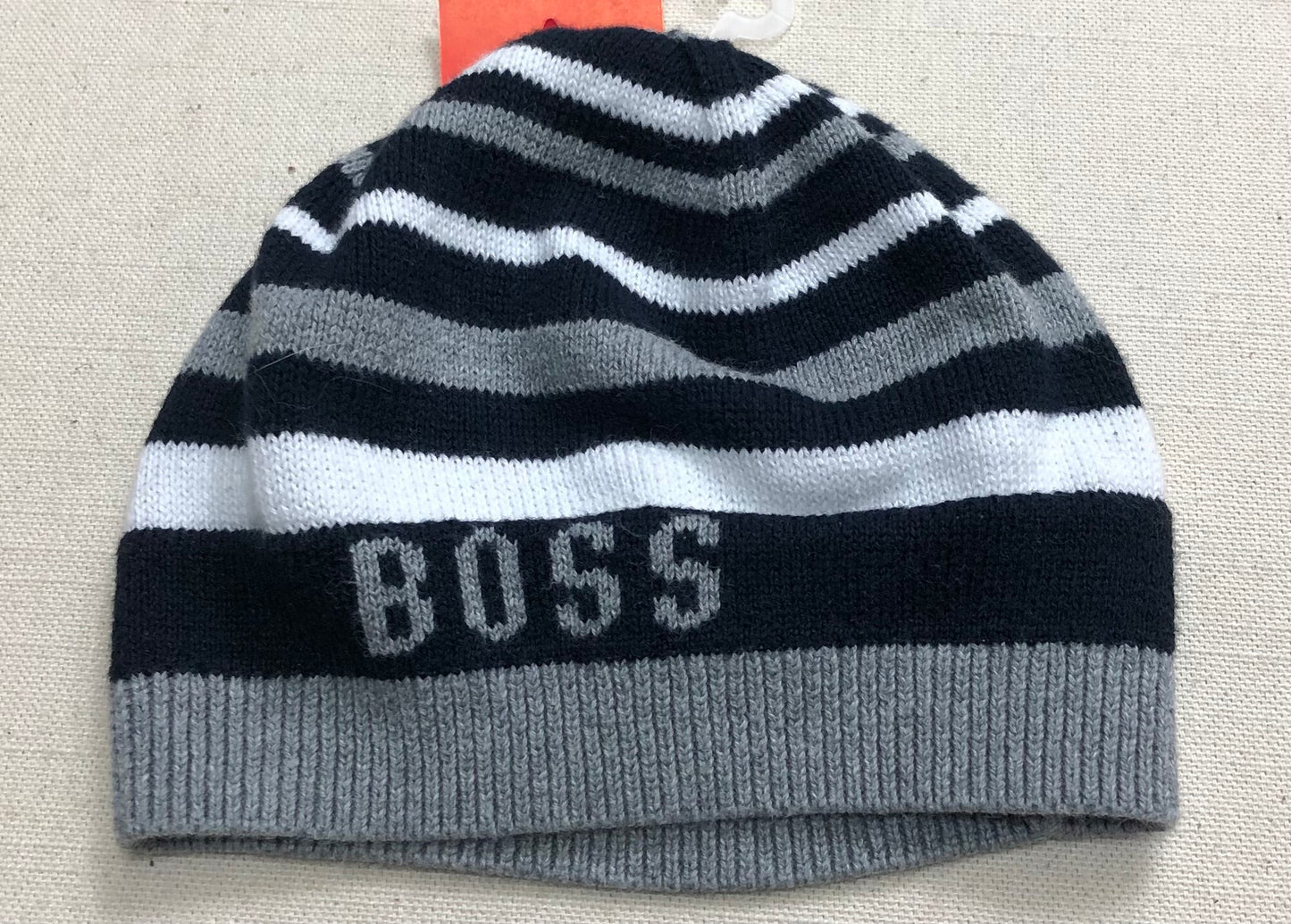 Multi  Boss Knit Hat, 3-6M