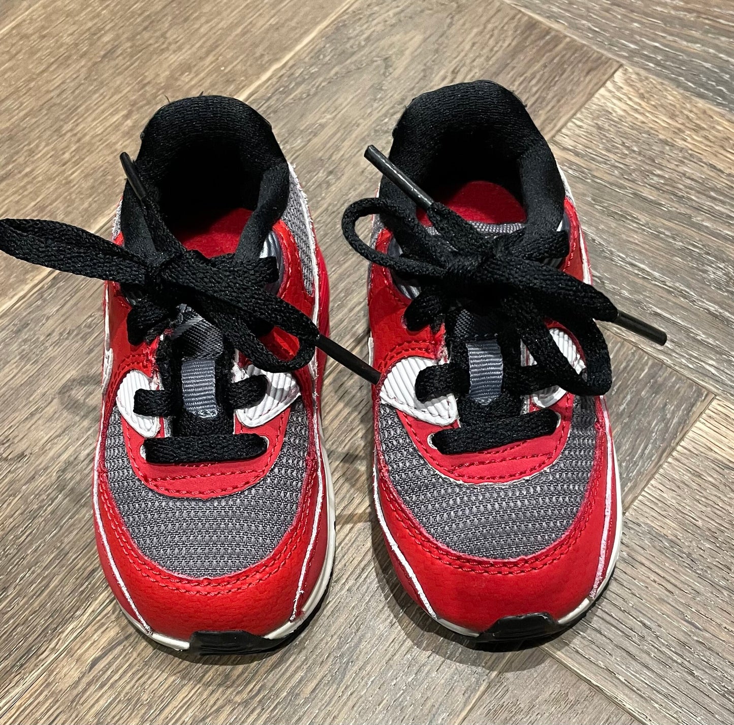 Red  Nike Air Max Shoes, 4T