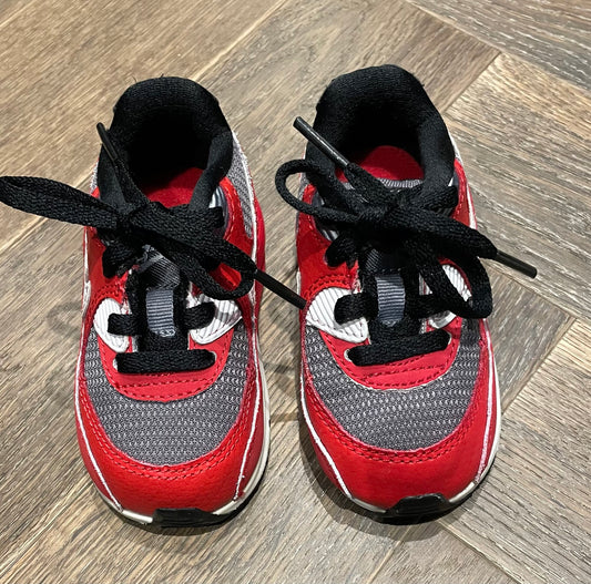Red  Nike Air Max Shoes, 4T