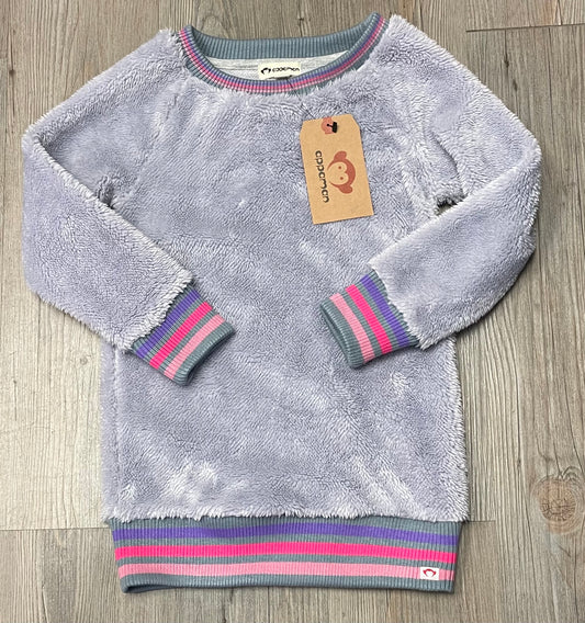 Lavander  Appaman Sherpa Sweatshirt, 3Y