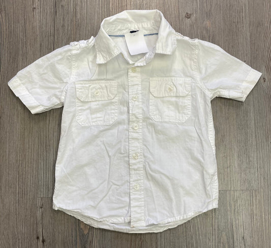 White  Gap Shirt, 4Y