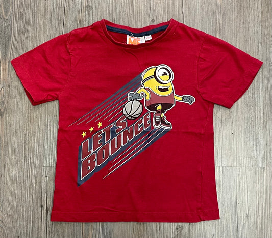 Red  Despicable Me Tee, 4-5Y