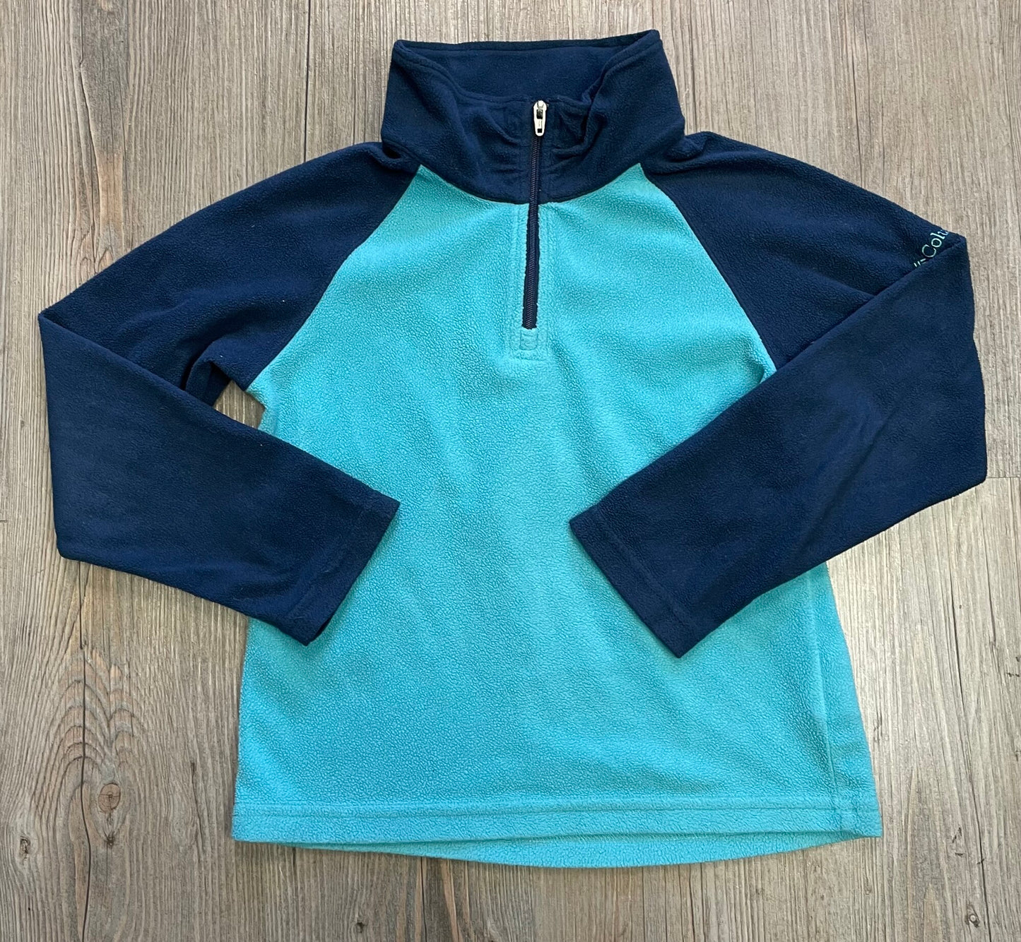 Blue  Columbia Fleece Sweater, 6Y