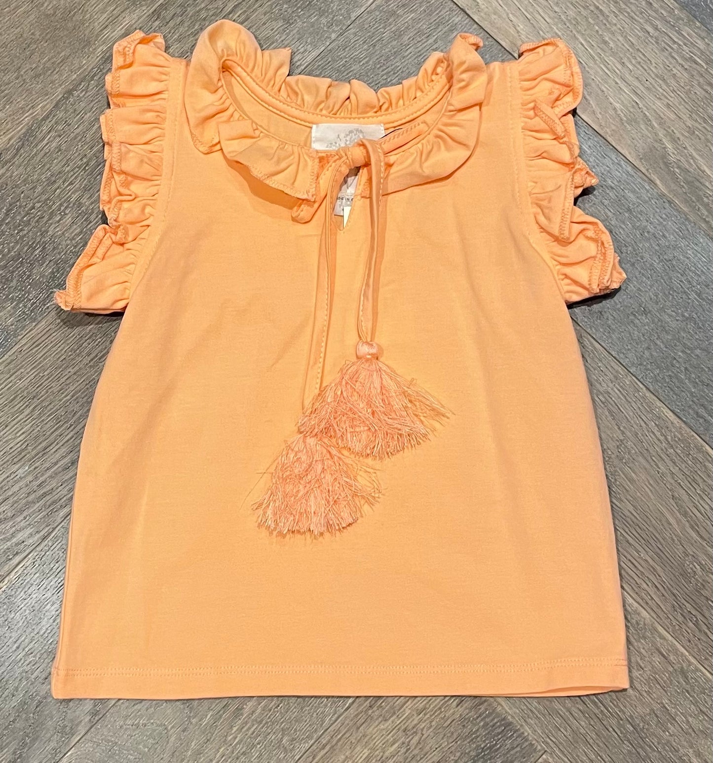 Orange  Vignette Scout Tank, 4Y