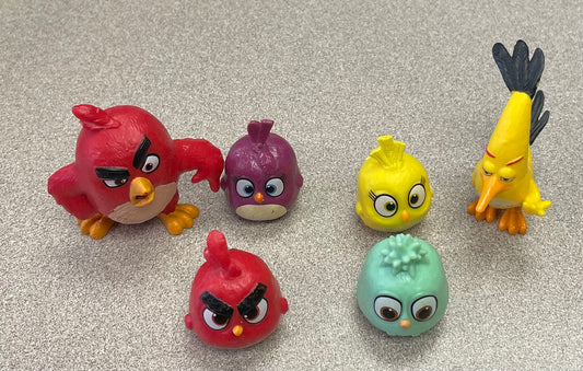 Multi  Angry Birds Character, 6pcs