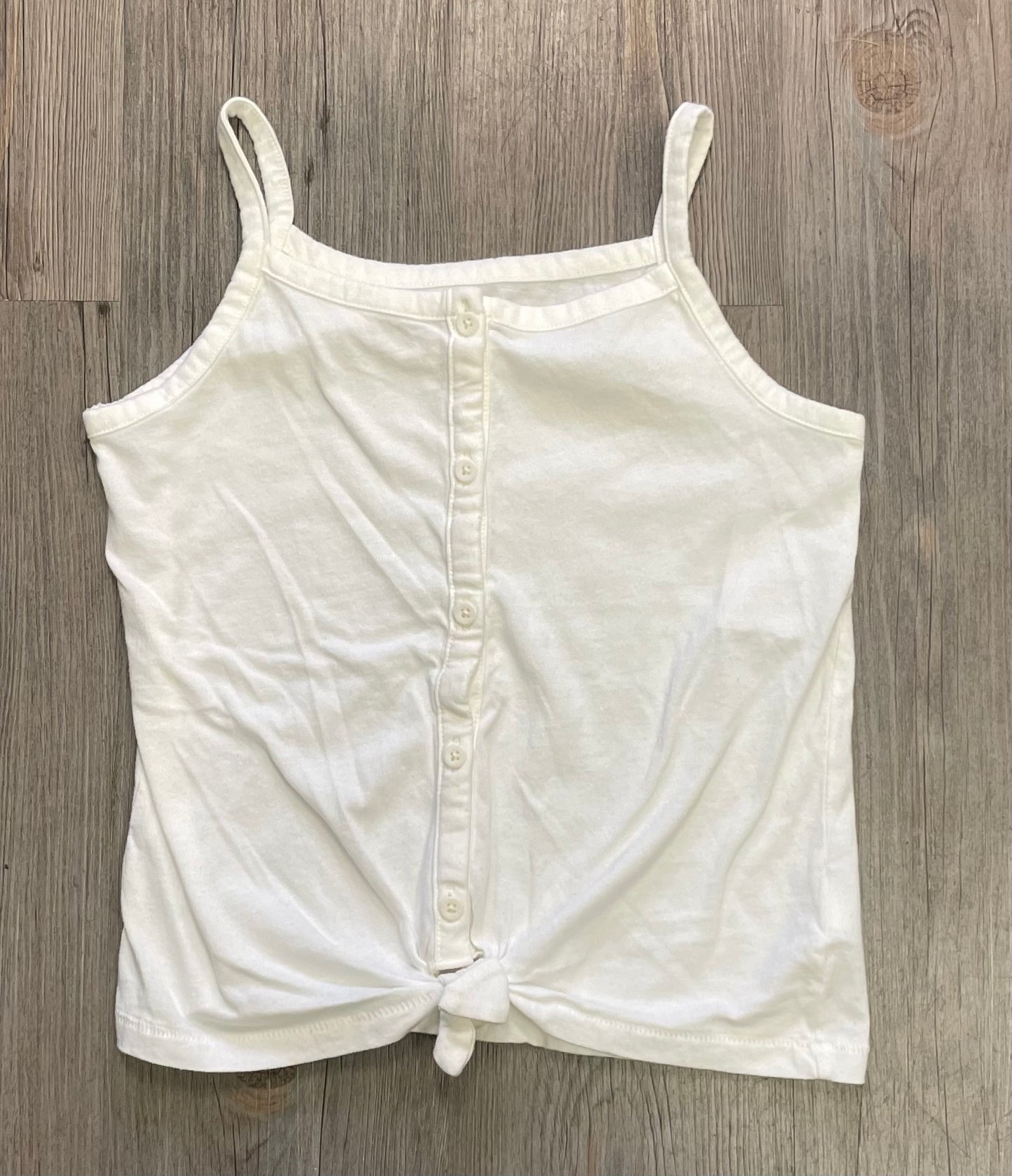 White  Gap Tank Top, 8-9Y