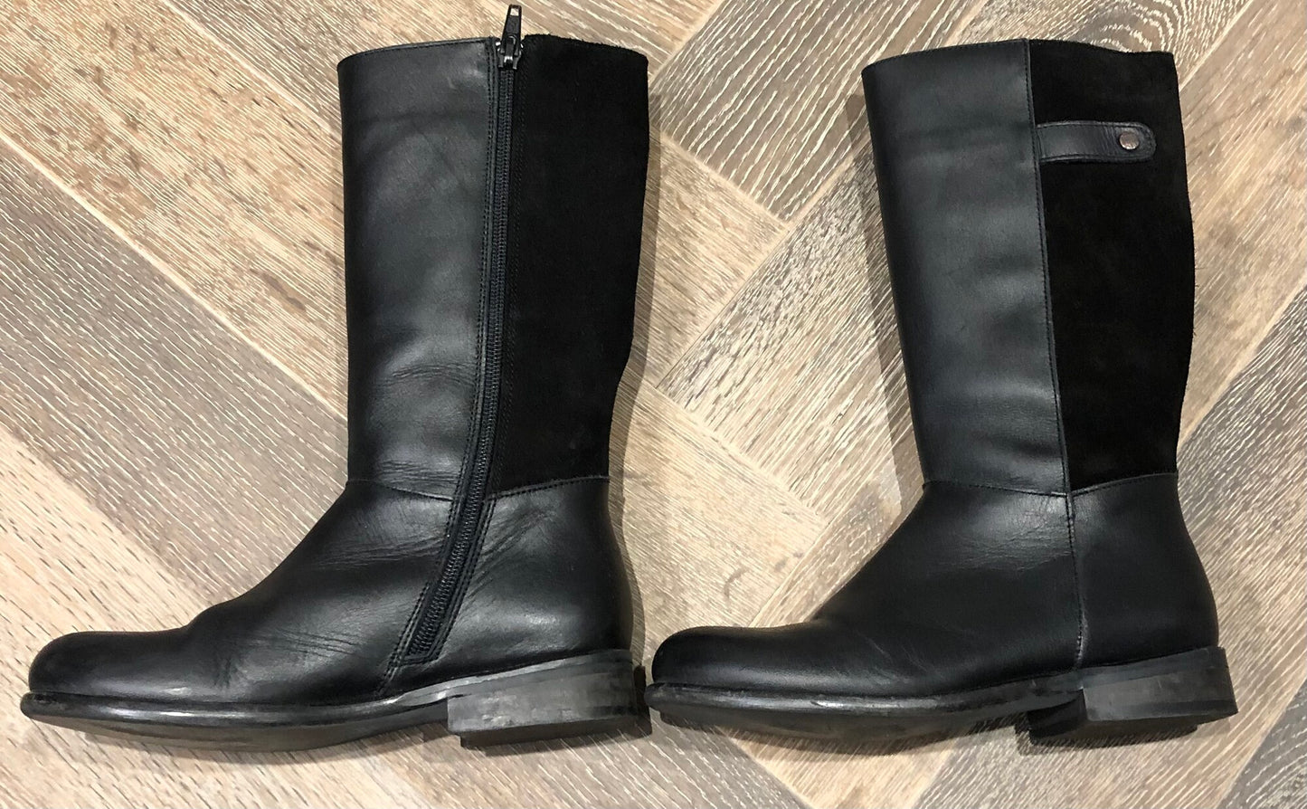 Black  Jacadi Leather/suede, 13Y