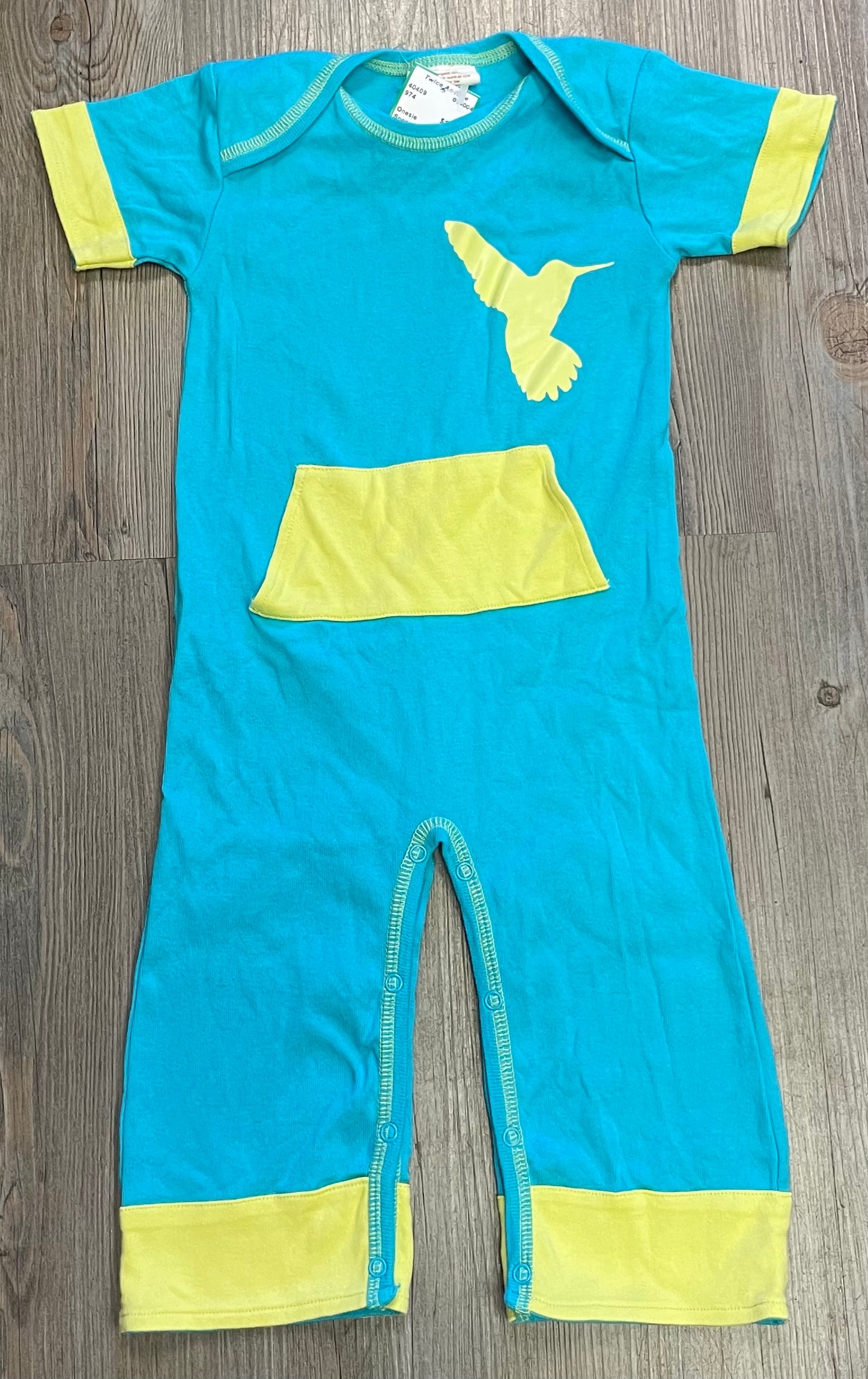 Blue  Speesees Onesie, 12-18M