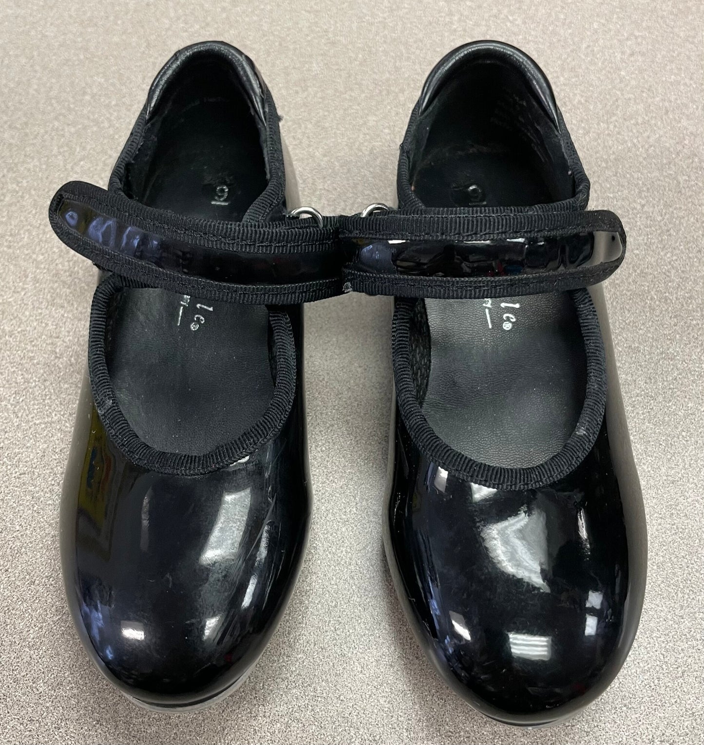 Black  Danskin Tap Shoes, 9T