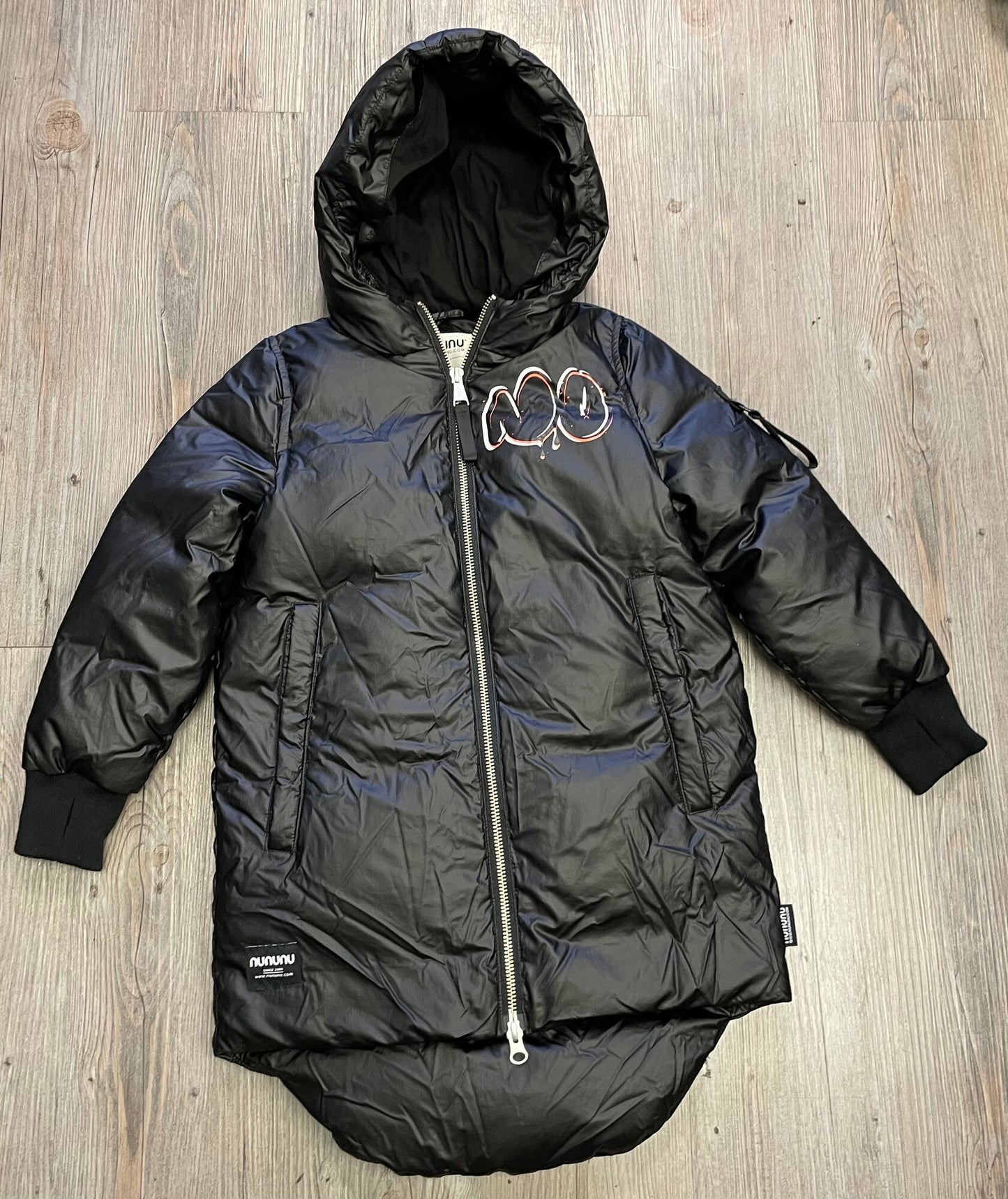 Black  NUNUNU Winter Jacket, 4-5Y