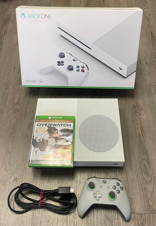 White  XBOX ONE Console, With Game