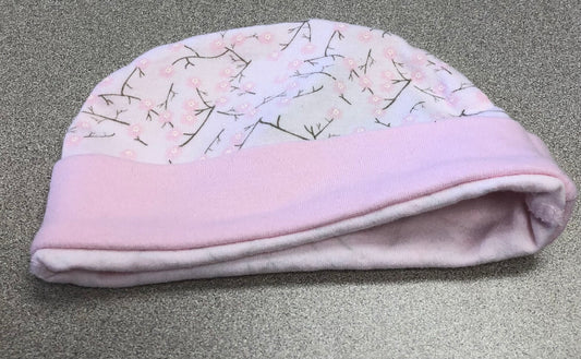 Pink  Chick Pea Cotton Hat, 6M