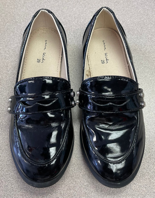Black  Zara Kids Loafers, 11Y