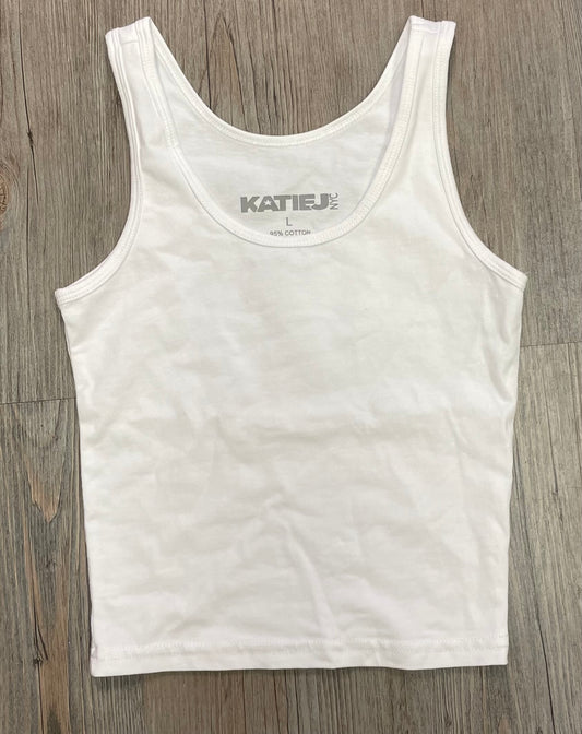White  KatieJ NYC Tank Top, 10Y