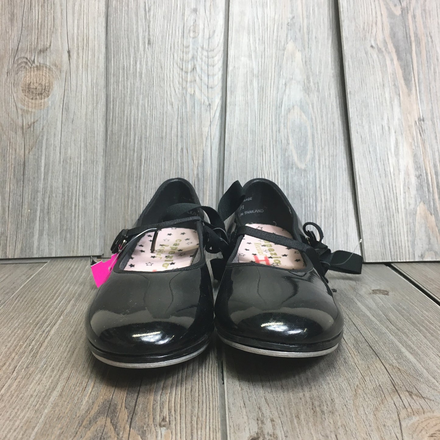 Black  Capezio Tap Shoes, 5.5Y
