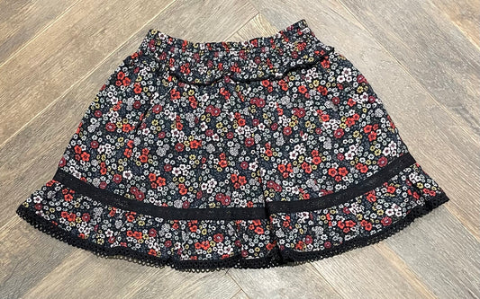 Floral  Lined Floral Skirt, 4-5Y