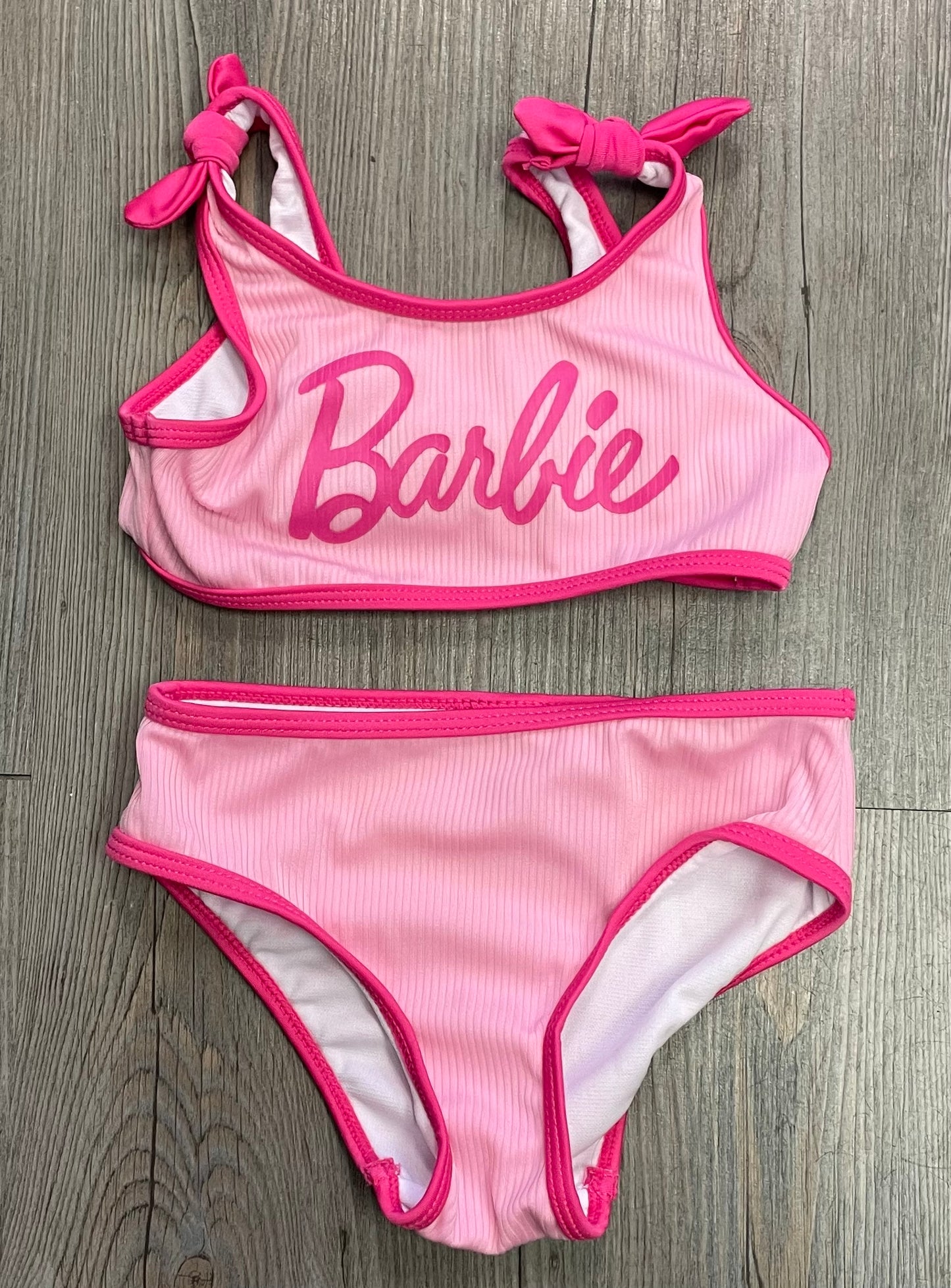 Pink  Barbie Bathing Suit 2pc, 4Y