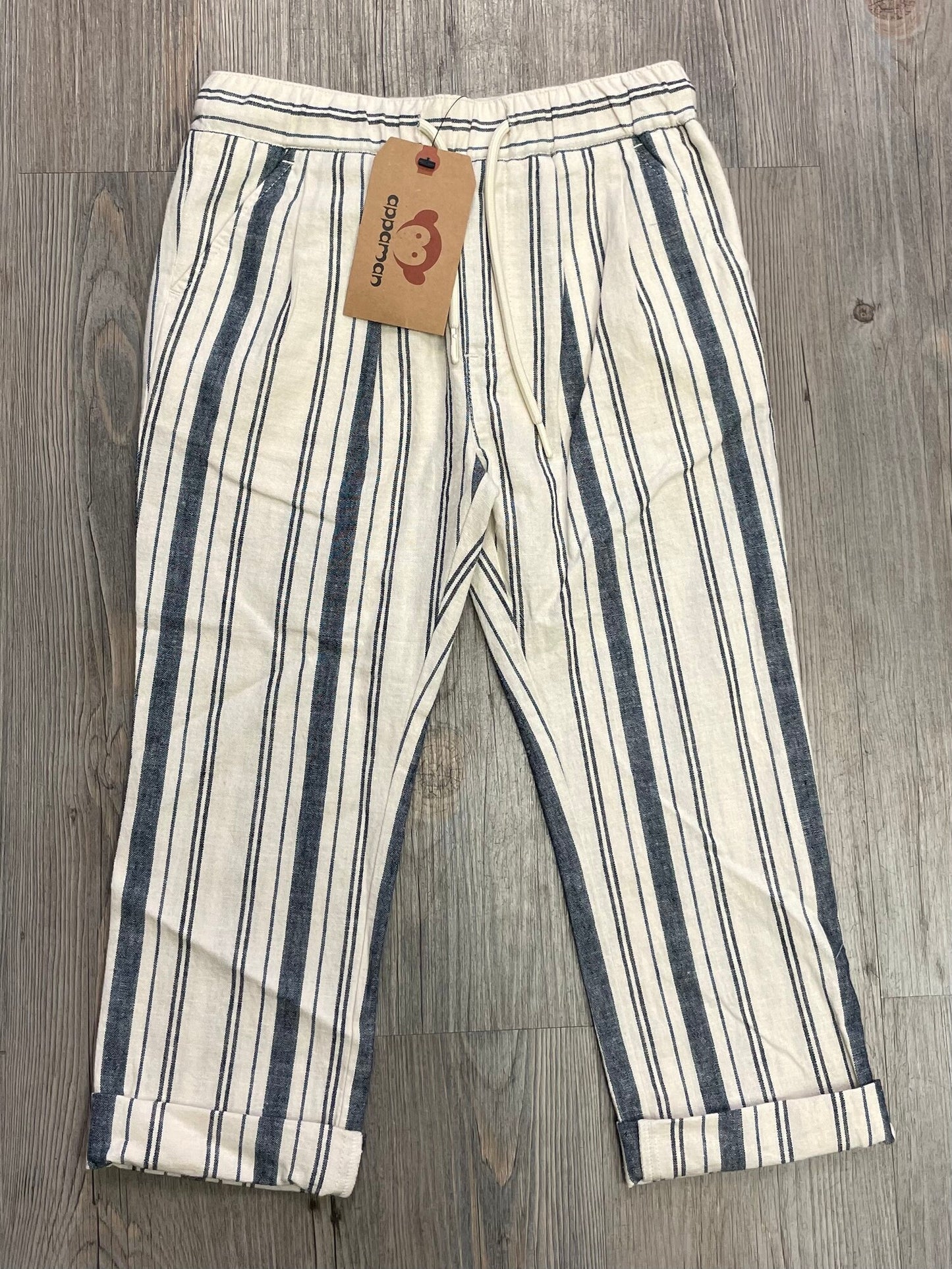 Beige  Appaman Linen Pants, 6Y