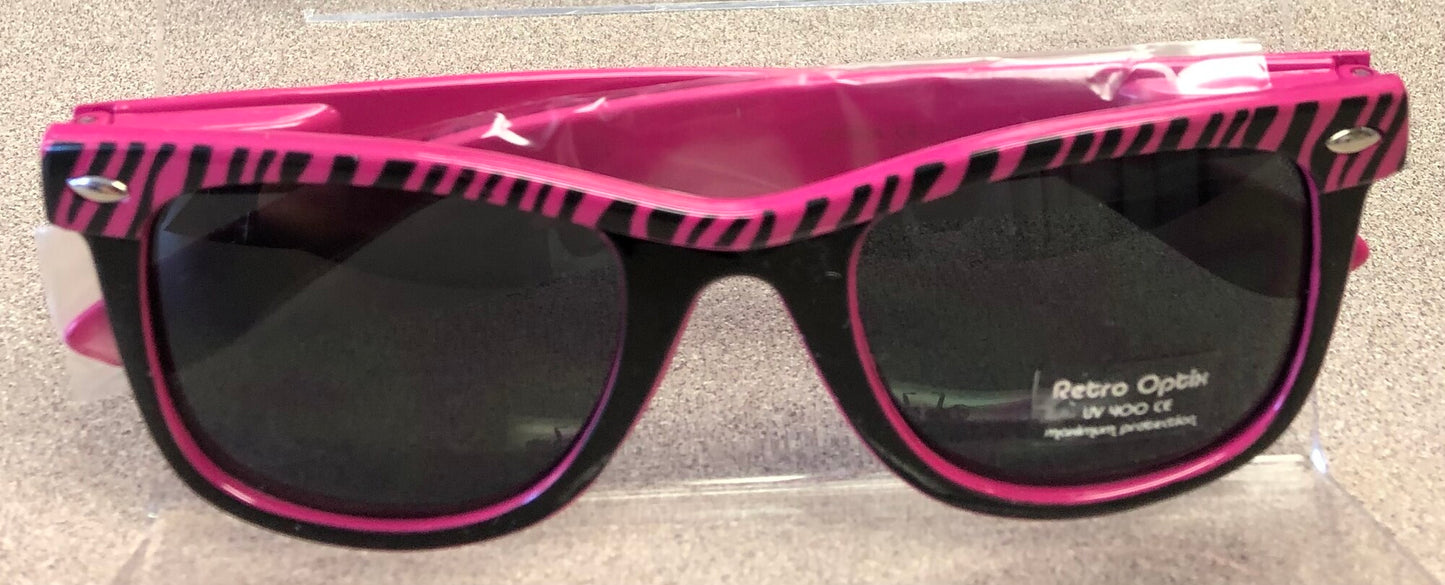 Pink  Sunglasses - Animal Print, Youth