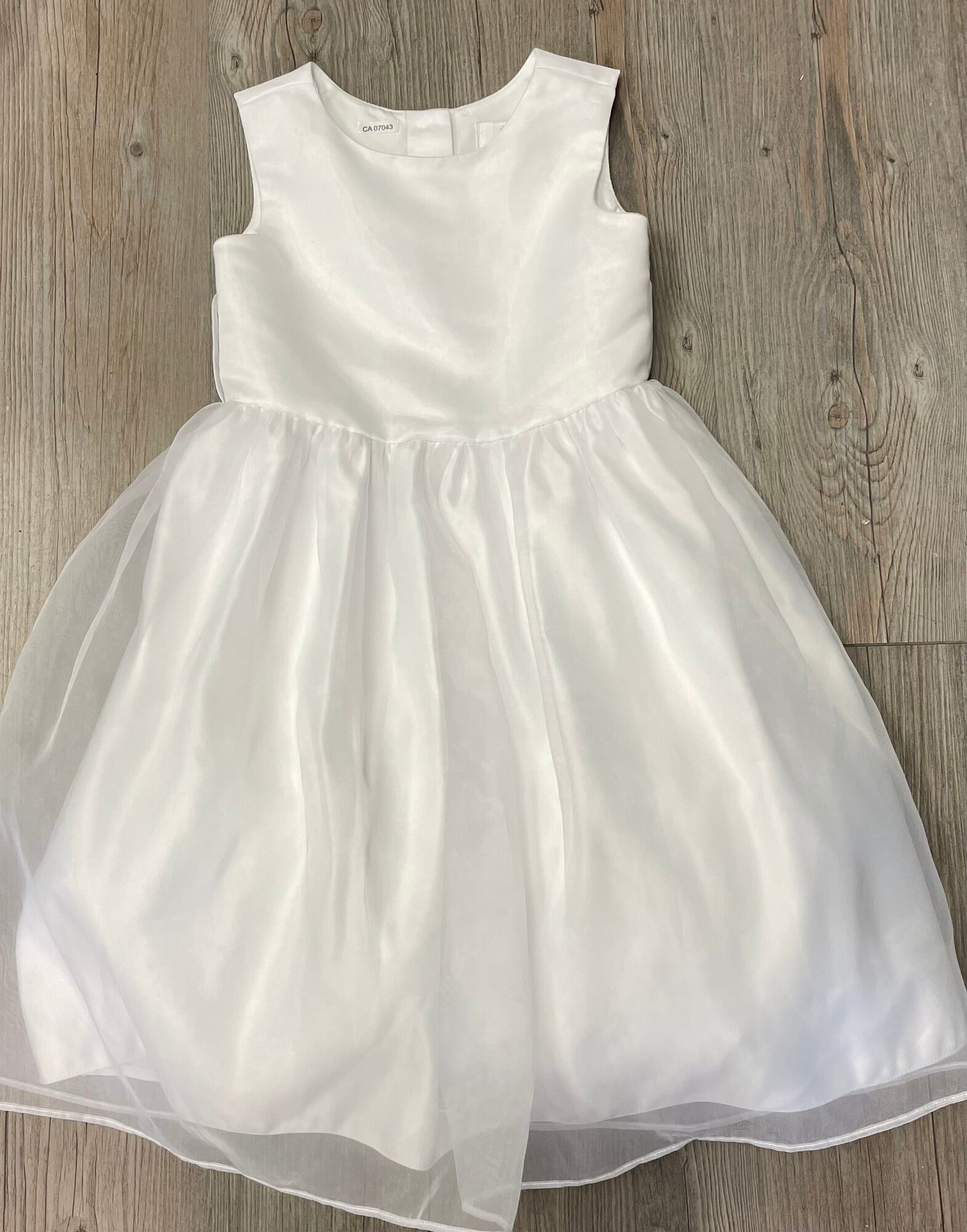 White  Us Angels Lined Dress, 2Y